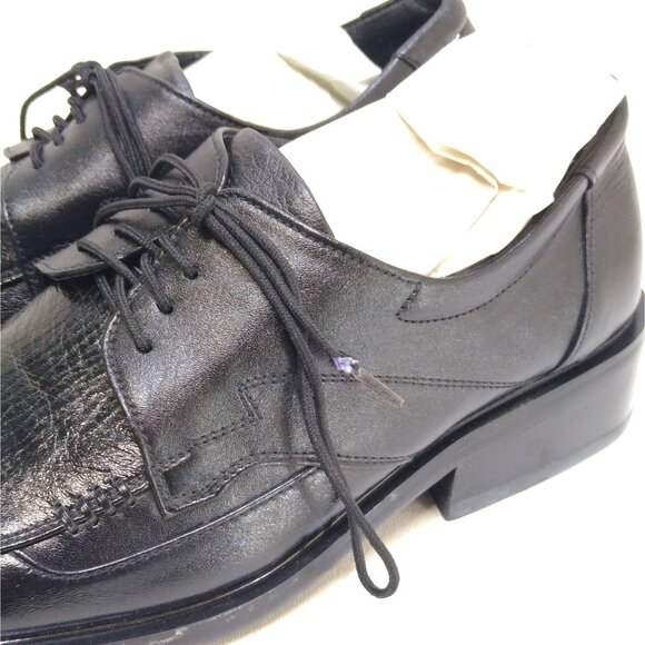 HOANG-DZA 75 NBO-GIA-TO-DN Leather Dress Shoes Square Toe Men\'s Size 8 NWOT main image 5